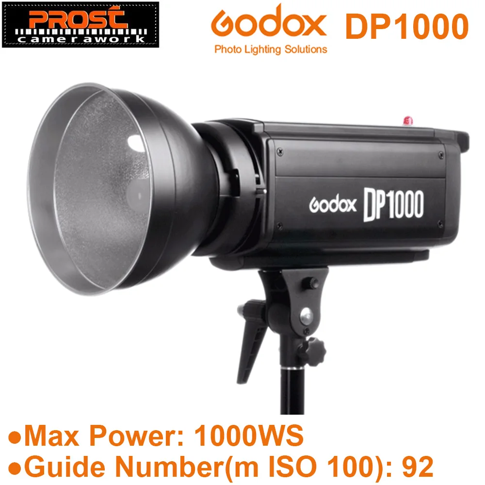 Godox DP1000 1000Ws 1000W GN92 Pro фотография стробоскоп вспышка студия светильник лампа
