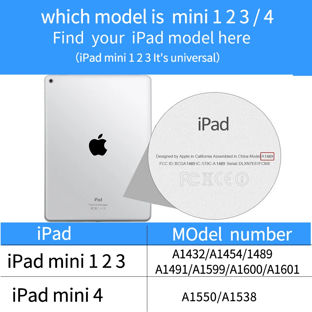 RBP Чехол для iPad mini 4 7 9 умный чехол сна крышка дюймов ультра тонкий мини