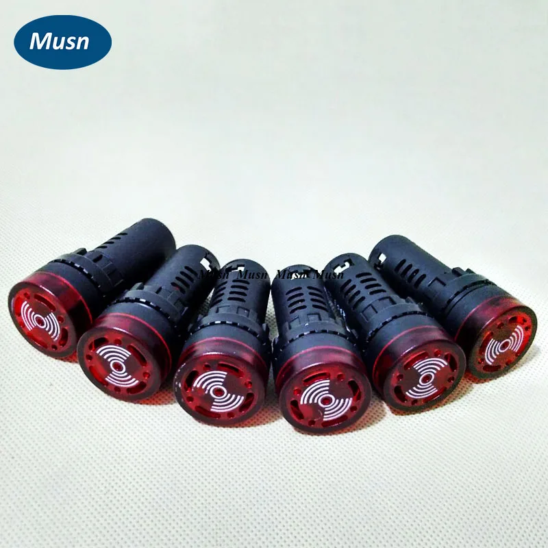 10 шт./лот AD16-22SM Световой индикатор сигнальная лампа вспышка зуммер 12 В 24 220 380 |