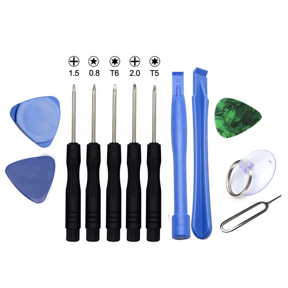 12 шт. прорези 2.0 Phillips 1.5 Torx T5 T6 пять звезд 0.8 Отвёртки открытие прай инструмент для
