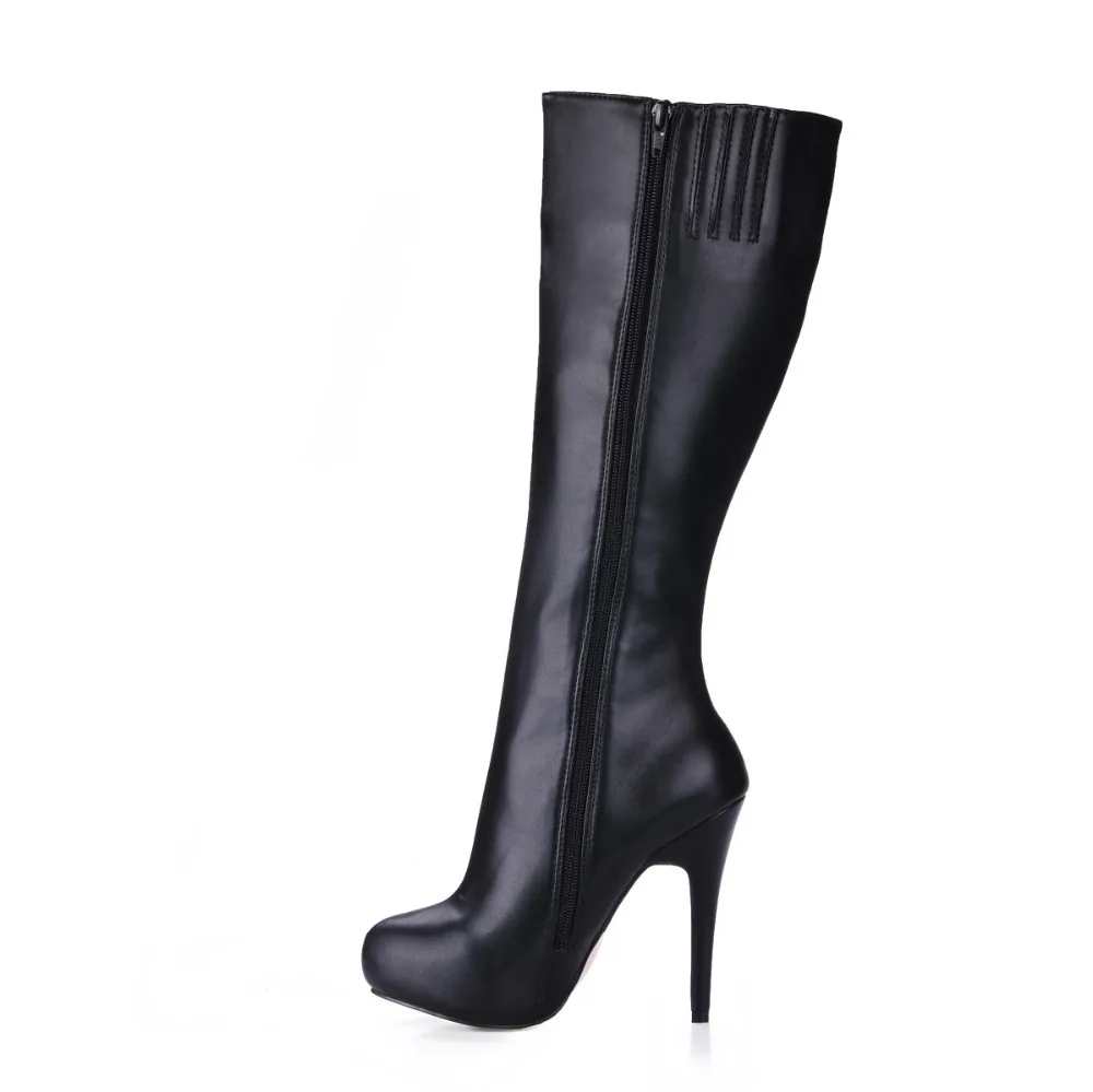 2018 г. новое поступление модные сапоги пикантная женская обувь высокие до колена