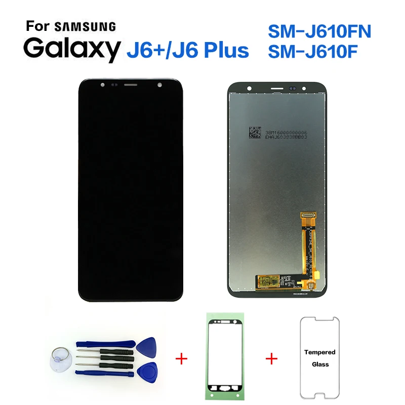 Для Samsung Galaxy J6 + J610 SM J610F J610FN ЖК экран Замена для PLUS дисплей Оригинал|Экраны