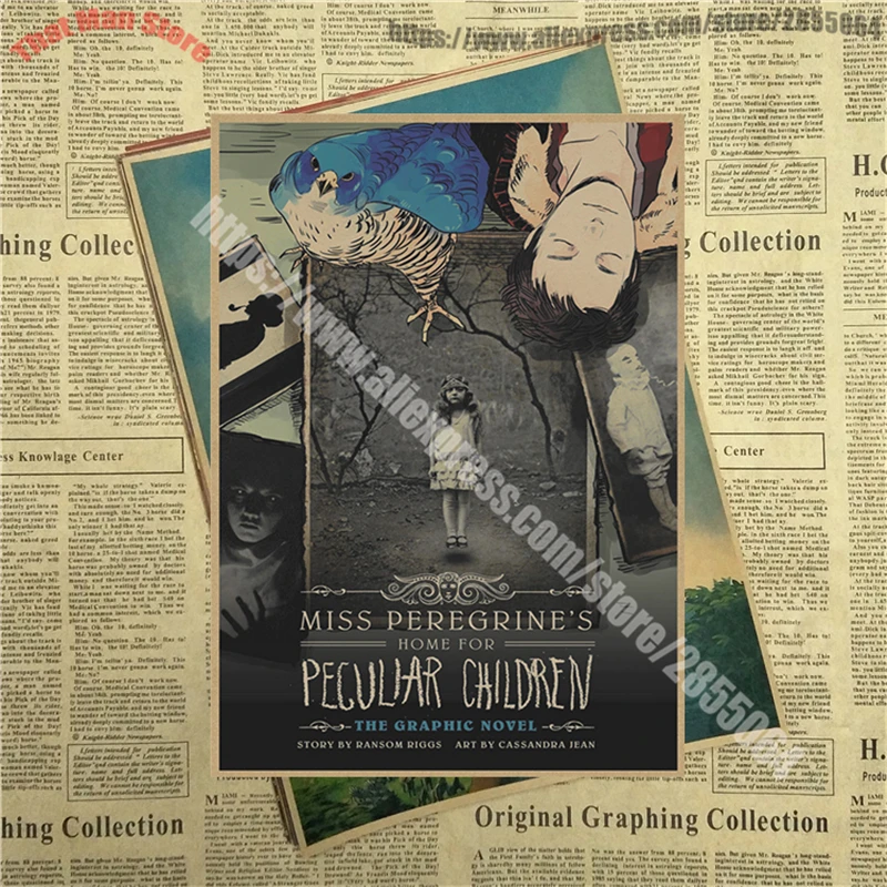 Miss Peregrine's Home для особенных детей core Винтажный Фильм крафт плакат Настенный декор Бар Кафе гостиная столовая