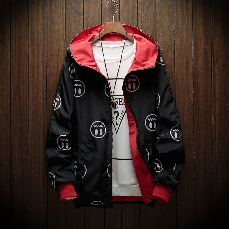 Куртка-бомбер KUYO мужская приталенная Бомбер с цветочным принтом пилотная куртка