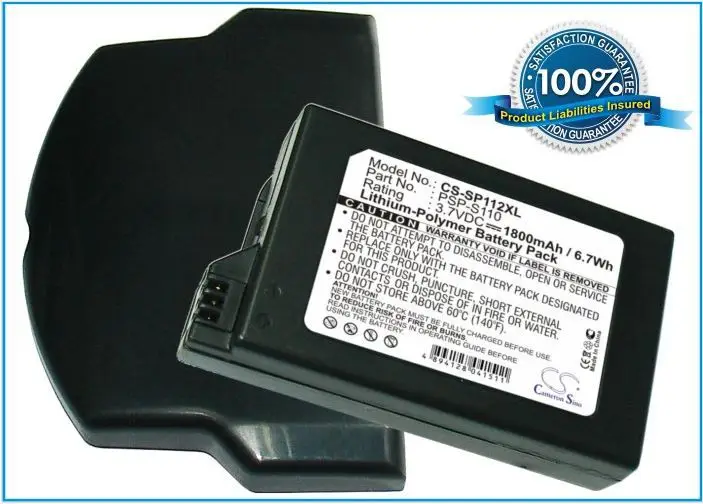 Аккумулятор 1800 мАч для SONY Lite PSP 2th 2000 3000 3004 тонкий|battery for sony|battery 1800mahsony battery |