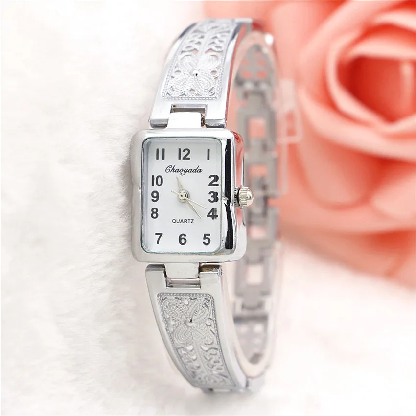 Женские кварцевые наручные часы с браслетом под платье | Наручные