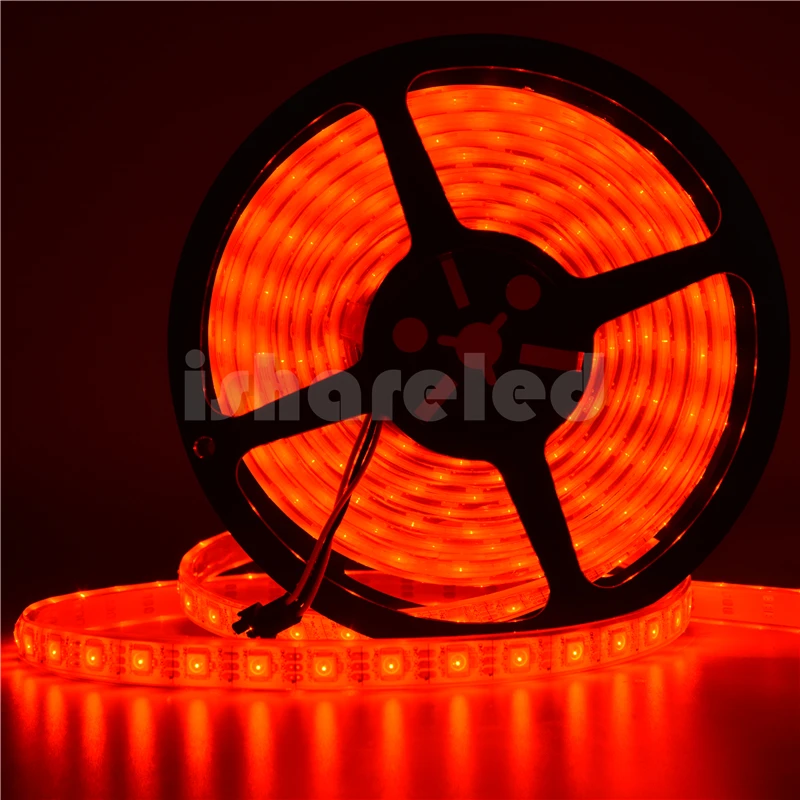 1/5 м DC5V SK6812 WS2812B 60leds/m черный Белый SMD 5050 RGB Dream Адресуемая цветная Пиксельная