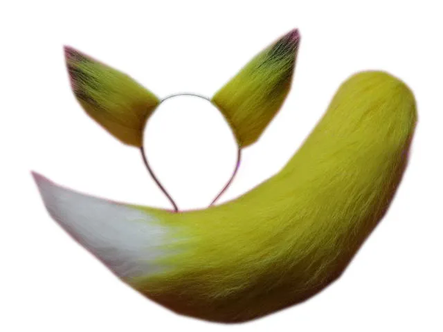 

Новинка, аниме Sewayaki Kitsune no Senko-San, зажимы для ушей лисицы, меховая шпилька для волос, ушки для косплея