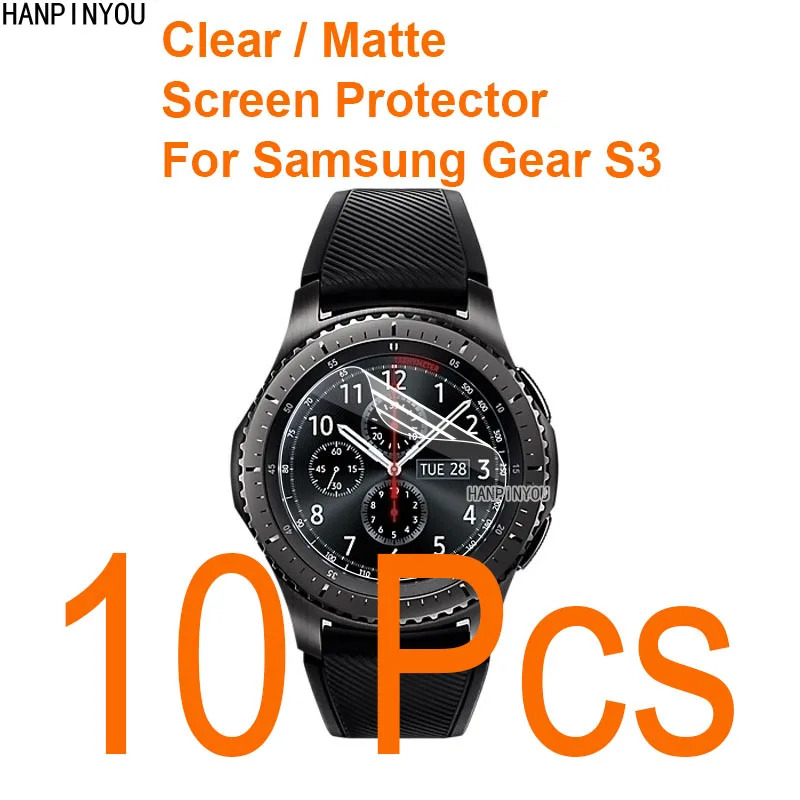 10 шт./лот для Samsung Gear S3 Classic прозрачная глянцевая/Антибликовая матовая защитная