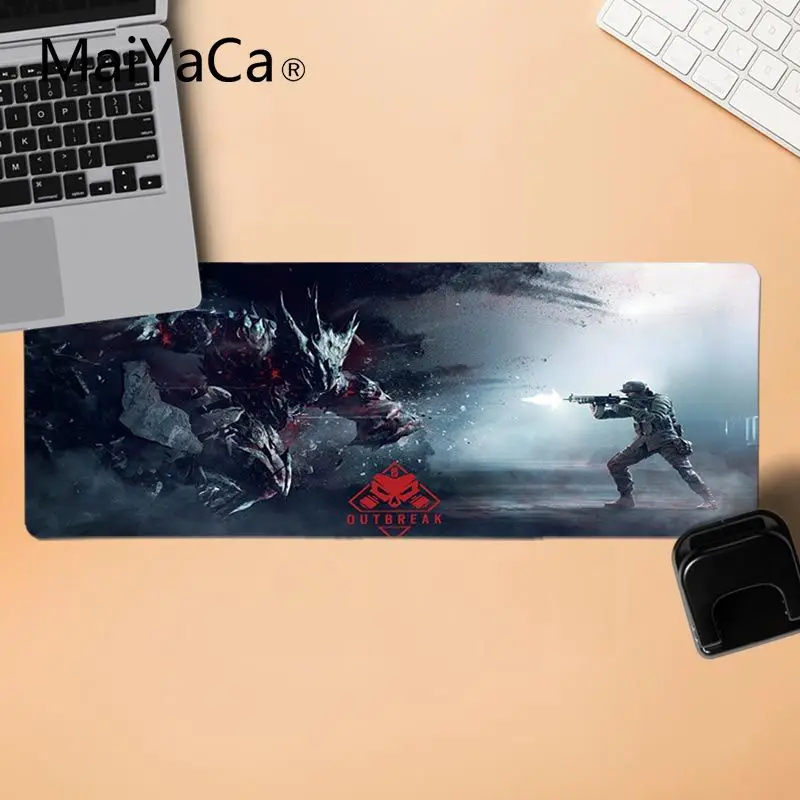 LockEdge 30x80cm Красивое аниме maiyaca Rainbow Six Siege индивидуальный игровой коврик для мыши для ноутбука большой коврик для мыши ПК компьютерный коврик - Цвет: LockEdge 30x80cm