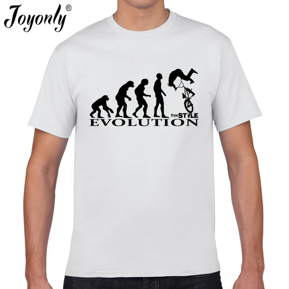 Joyonly/детская футболка белого цвета с компьютерным мотоциклом Evolution Rock Zombies для