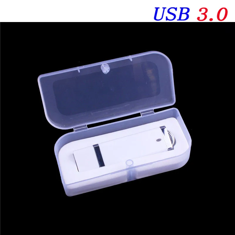 white usb with box JASTER USB 3,0 пластиковая зажигалка форма usb флеш-накопитель мини-флешка 4 ГБ 8 ГБ 16 ГБ 32 ГБ 64 Гб 128 Гб карта памяти флеш-накопитель - Цвет: white usb with box