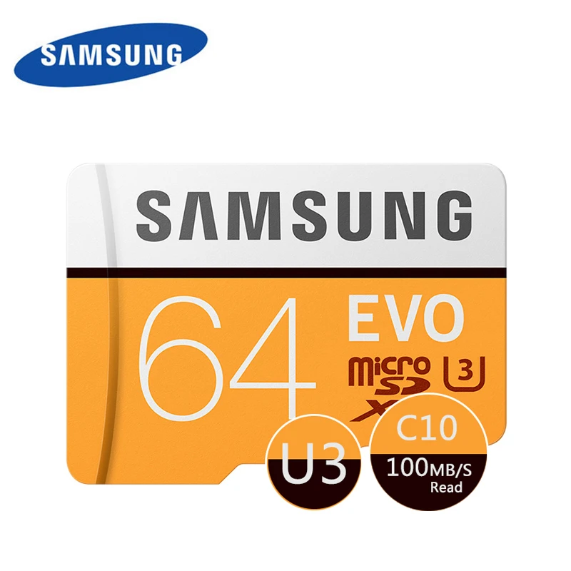 SAMSUNG 100% Оригинальная Карта памяти SDHC SDXC EVO карта класса 10 высокая скорость
