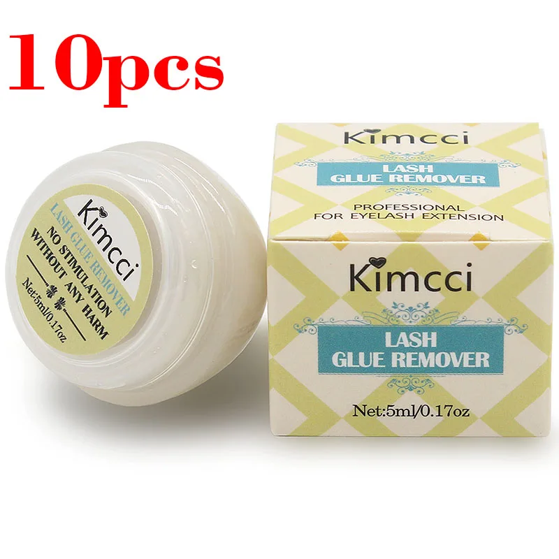 Профессиональное безопасное средство для удаления клея ресниц Kimcci 10 шт./лот