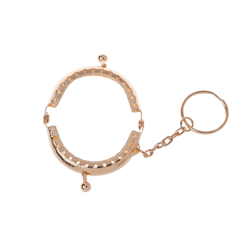 1 шт. Кошелек для монет арочная рамка замок с застежкой поцелуй кольцом ключей