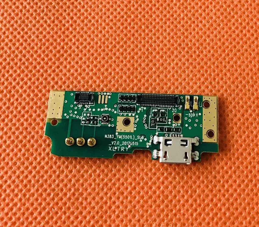 Б/у оригинальная зарядная плата с USB разъемом для UMIDIGI C NOTE 2 MTK6750T Octa Core 5 дюймов FHD