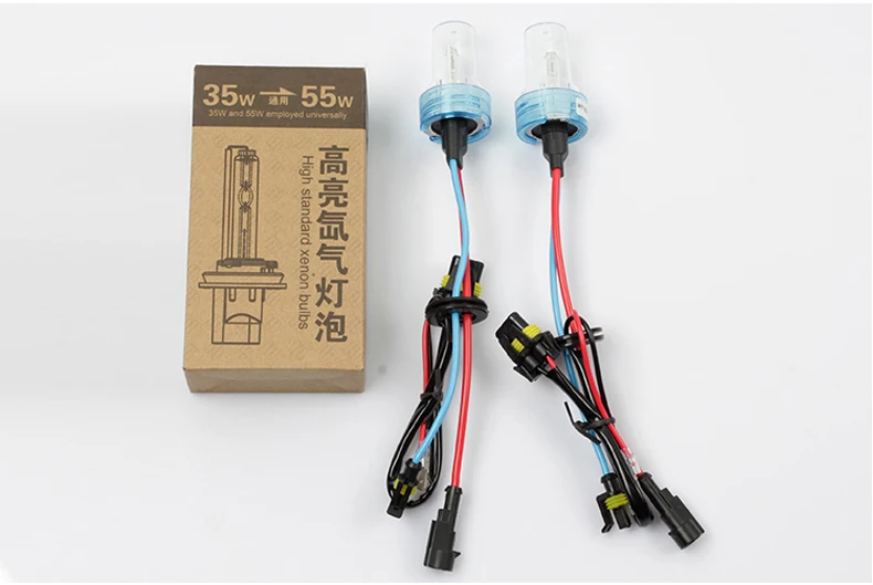2 шт HID ксеноновые лампы 35 Вт H1, H3, H7, H11, HB3, HB4, H4 биксенон Быстрый старт анти-УФ супер яркие Автомобильные фары 3000K 4300K 6000K
