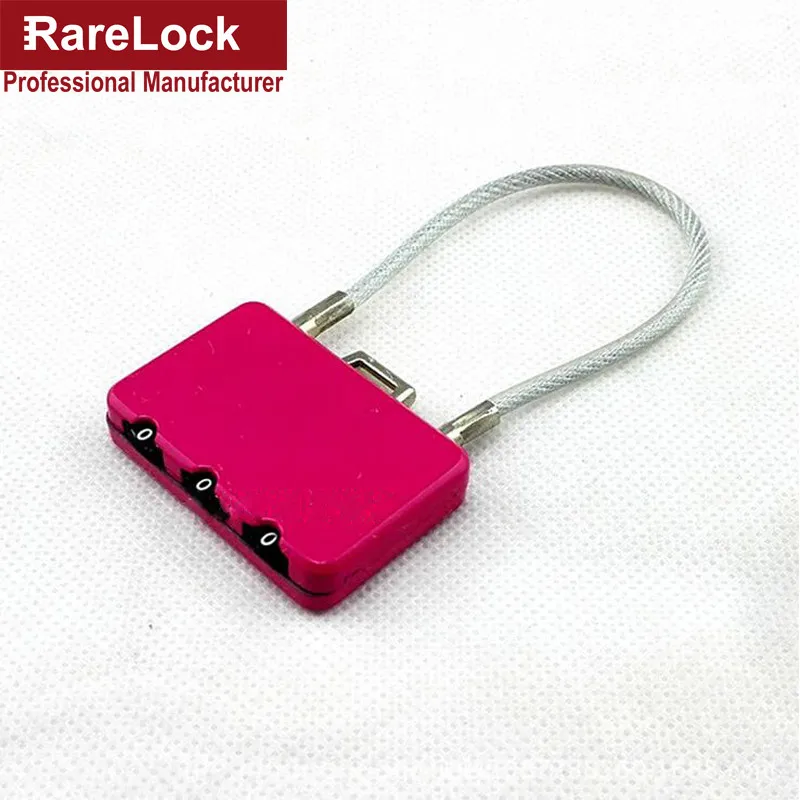 Rarelock проволочный Комбинированный Замок цветной замок с паролем для женщин сумка рюкзак ювелирный ящик деревянный чехол DIY ZS76 aa