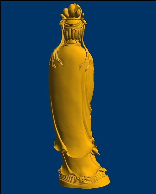 3D model relief stl format for CNC Goddess Of Mercy with basket_27 STL | Инструменты
