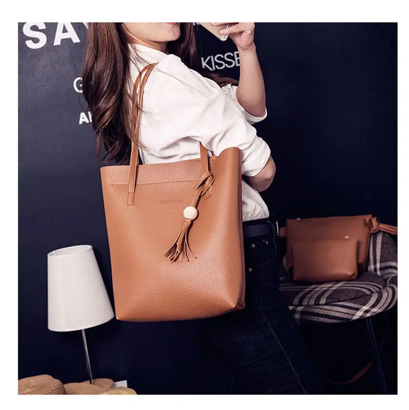 3 шт. женские сумки мессенджеры из ПУ кожи|women handbags set|handbag setleather shoulder bag |