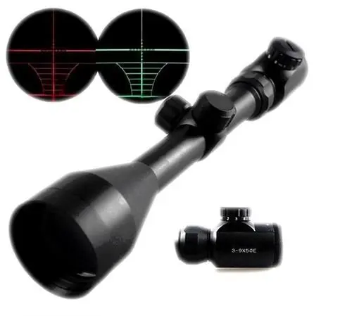 3-9X50 R &amp G Mil-Dot Illuminated Оптика Shotgun Охота Воздуха Прицел | Спорт и развлечения