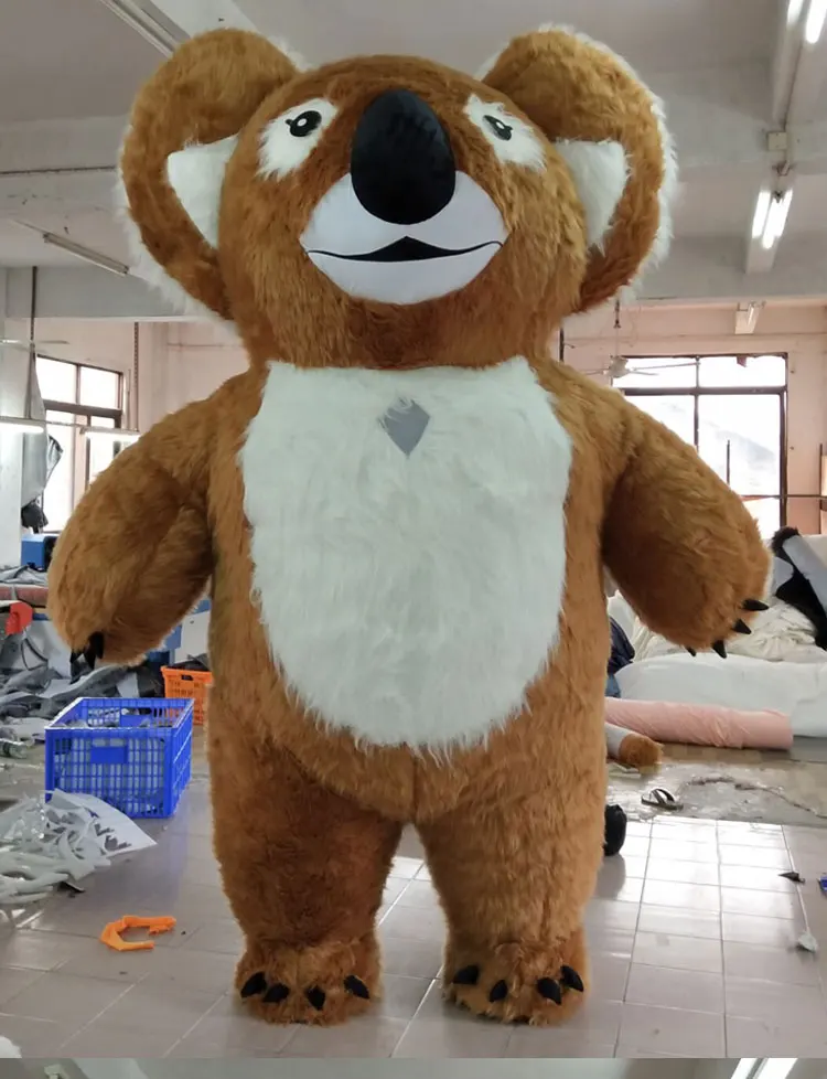 Новинка, надувной костюм коала, 2 м, 2,5 м, 3 м, для взрослых, косплей, вечерние, для игр, платье на Хэллоуин, Рождество