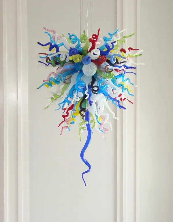 

Городской домашний декор 110В-240В светодиодные лампы долина Chihuly ручной выдувное стекло люстра свет