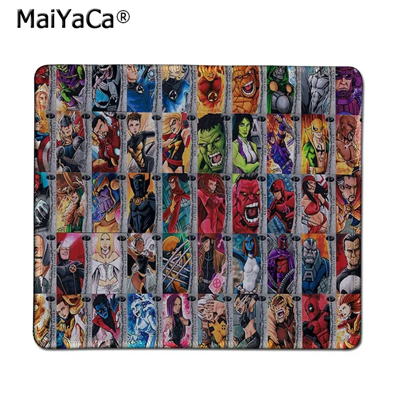 Lock Edge25x29cm MaiYaCa пользовательские кожи Marvel Удобная мышка коврик для игровой мыши большой коврик для мыши клавиатуры коврик - Цвет: Lock Edge25x29cm