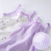 2pcs baby summer clothes sleeveless bodysuits thin tank top jumpsuits girl cotton mesh pointelle onesies infant clothing