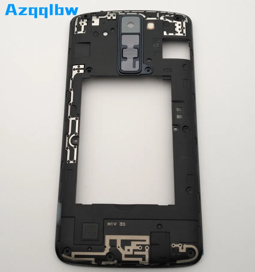 Azqqlbw для LG K8 LTE K350N K350E одиночная карта/двойная карта средняя рамка Корпус задняя