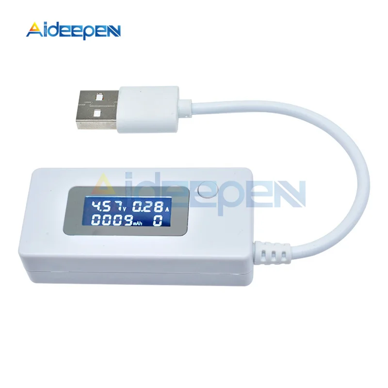 Мини ЖК-экран DC Цифровой вольтметр Амперметр USB тестер Портативный доктор напряжение измеритель тока мобильное зарядное устройство детектор 3-7 в