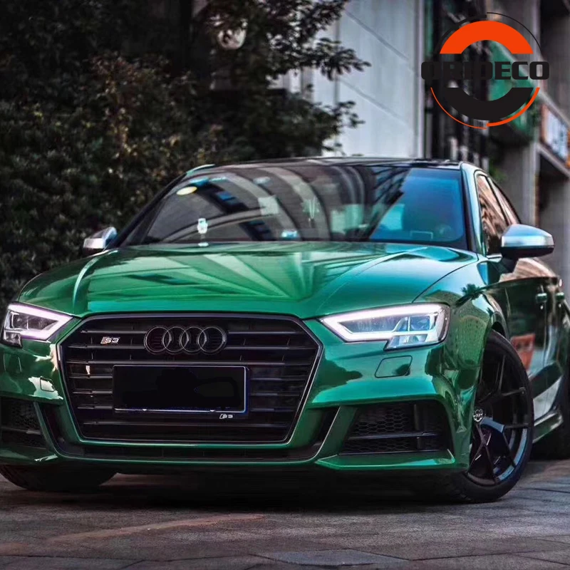 Новинка 2019 оливково зеленый глянцевый кристалл виниловая пленка автомобильная