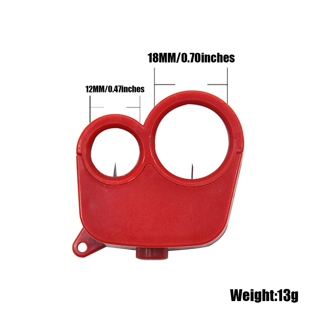 Фокус акриловый пластиковый сигарный резак Двойные Лезвия Костюм 12 мм и 18 сигары