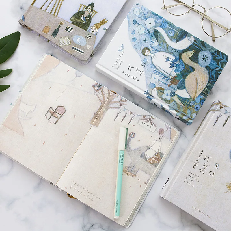 Креативные милые цветные Страницы Дневник записные книжки bullet journal agenda School notebook милые офисные принадлежности канцелярские принадлежности