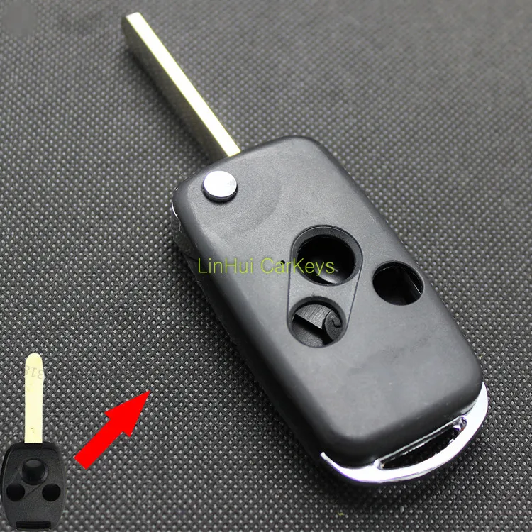 

Чехол PINECONE для ключей HONDA FIT CRV CITY, CIVIC, ACCORD, 3 кнопки, неразрезанное Латунное лезвие, 1 шт.