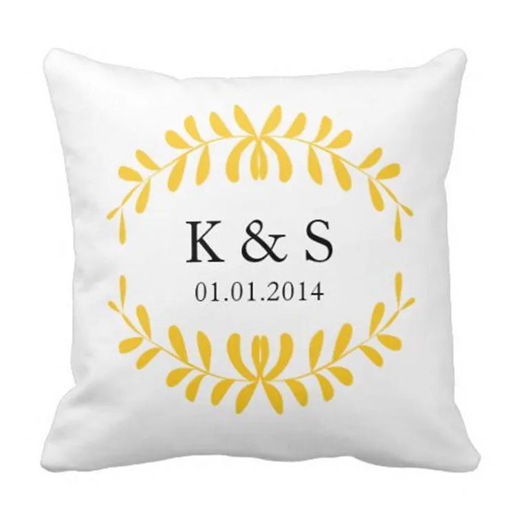 Тканевый чехол для подушки на заказ наволочки с персонализированным именем и