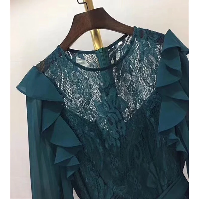 HIGH STREET Новая мода 2019 Дизайнер взлетно посадочной полосы платье женская с длинным