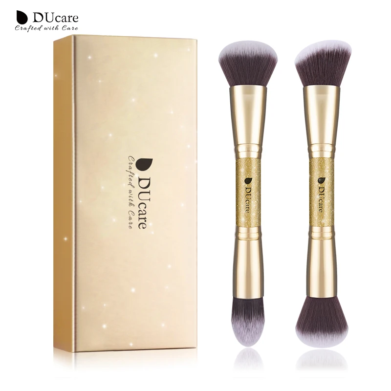 DUcare из 2 предметов высокое качество двухсторонний макияж кисти основа пудра