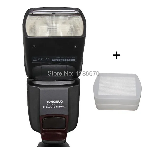 Бесплатная доставка + отслеживание YongNuo YN560II YN 560 YN560 II Вспышка Speedlite Speedlight для