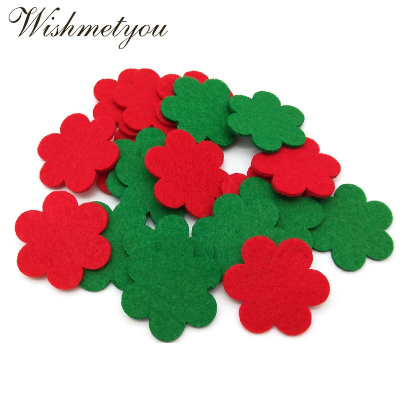 WISHMETYOU, 20 шт., 35 мм, разные цвета, цветы, фетр, ткань, милый патч, украшение для дома, для декора, скрапбукинг, милый, для изготовления открыток