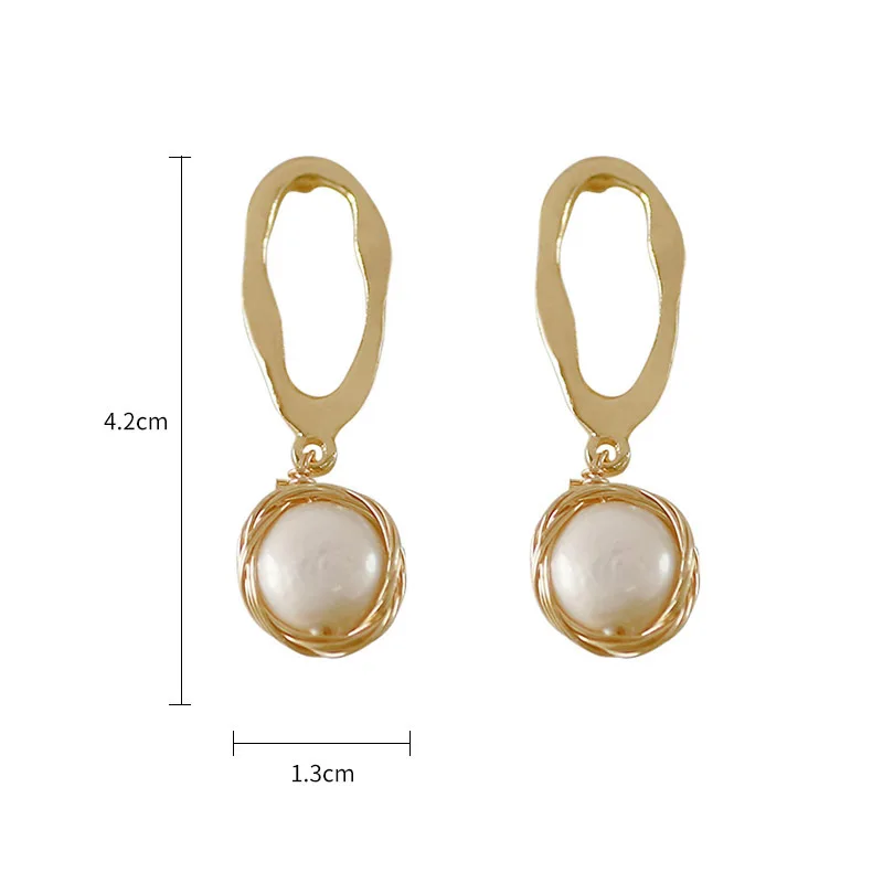 Серьги для Для женщин настоящий жемчуг Jewelry Роскошный натуральный серьги