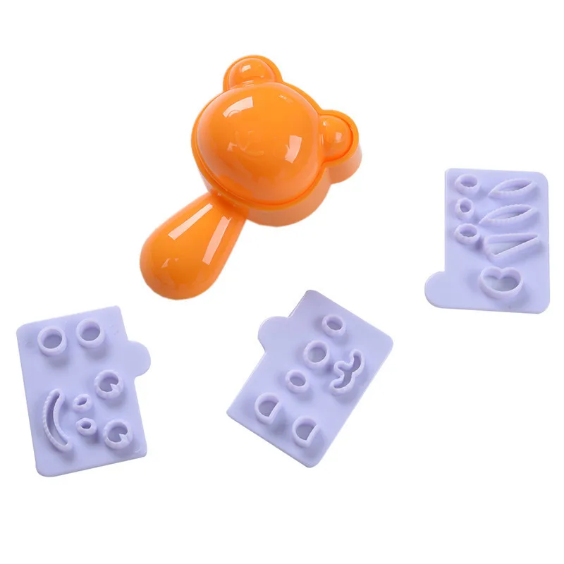 Суши-мейкер 1 Набор милый медведь свинка лягушка маленький тигр форма для рисовых