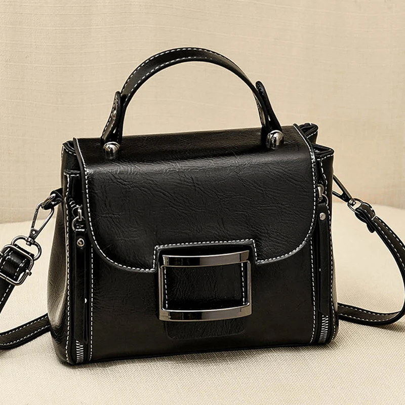 Винтажная Высококачественная женская сумка-мессенджер в Корейском стиле из