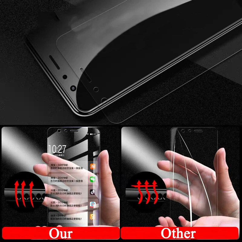 2.5D закаленное Стекло для samsung A50 A6 A7 A9 J7 J6 плюс J4 J8 крышка с уровнем твердости 9 H