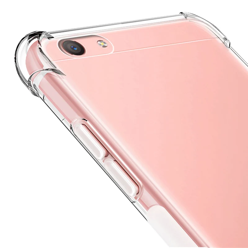 Чехол для Oppo F1s чехол мягкий прозрачный из ТПУ с подушкой безопасности телефона s 5