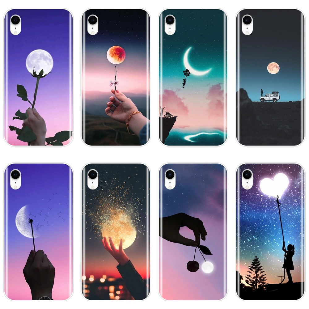 Чехол для телефона из ТПУ Apple iPhone 6 S 7 8 X XR XS Max мягкий силиконовый чехол со звездами