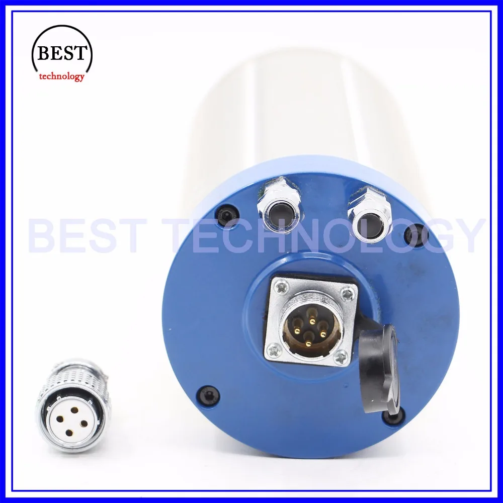 CNC мотор шпинделя 3kw ER20 с водяным охлаждением 4 подшипники для камня и VFD/инвертор