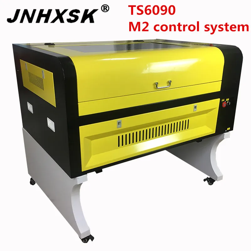 JNHXSK CNC CO2 машина для лазерной гравировки и резки стекла TS6090 6090 используется