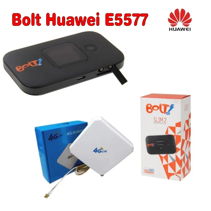 Huawei E5577 беспроводной мобильный Hotspot 4G WiFi роутер со скоростью 150 Мбит/с + 35dbi TS9