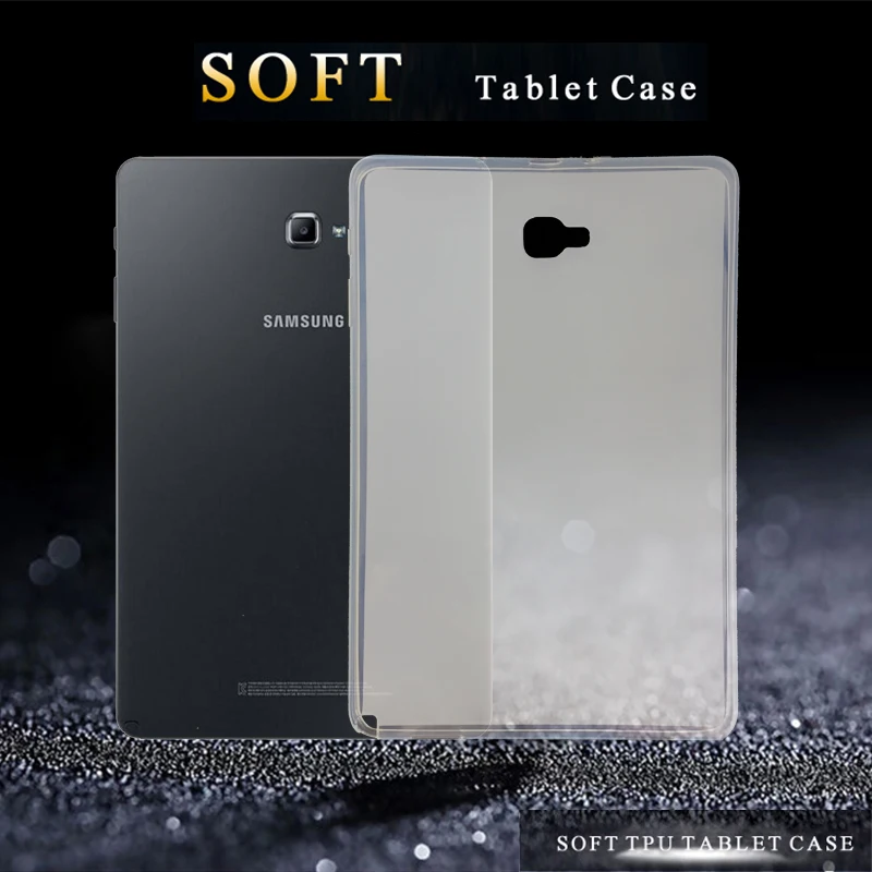 P580 Мягкий силиконовый чехол для планшетов samsung Galaxy Tab A 6 A6 10,1 P580 P585 SM-P580 SM-P585 S-Pen ver матовый прозрачный чехол